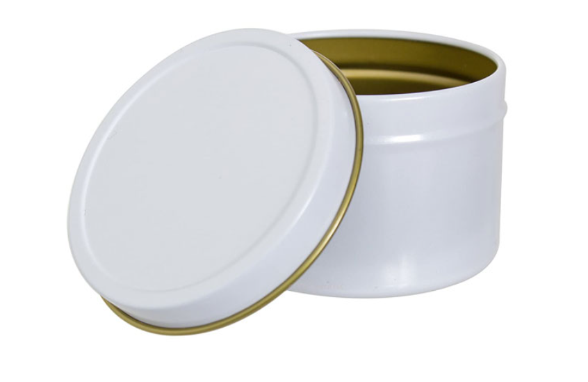 Candle Tins with Custom Metal Trims: Luxury Lid Accessories